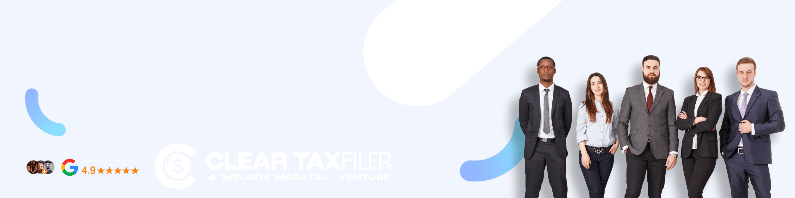 Professionals from Clear Tax Filer’s existing website